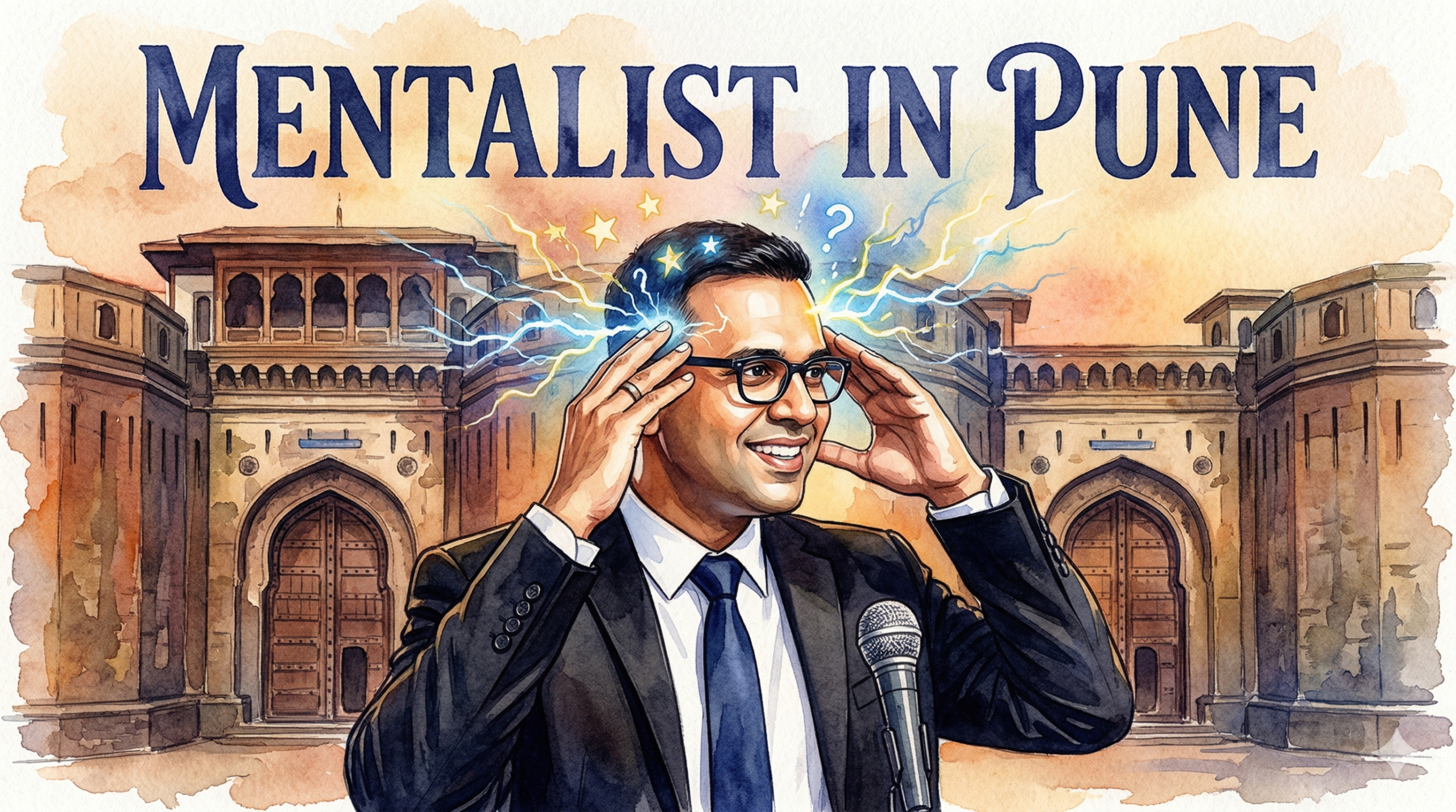 Mentalist in Pune – Illustration Mentalist in Pune - Illustration