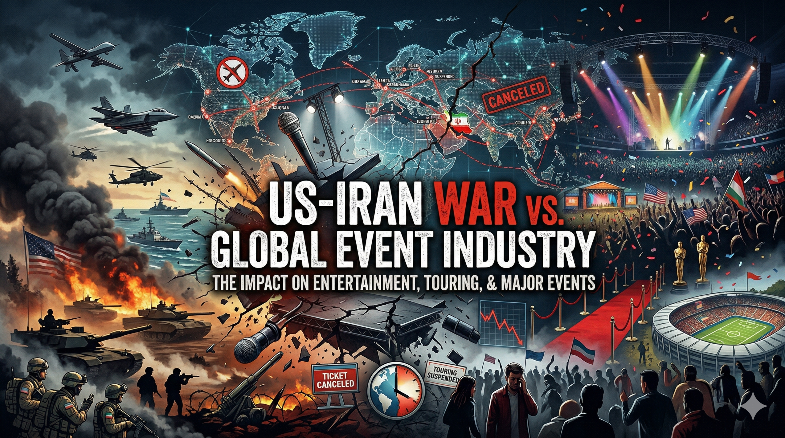 US-Iran War controlling the fate of events and entertainment in the world