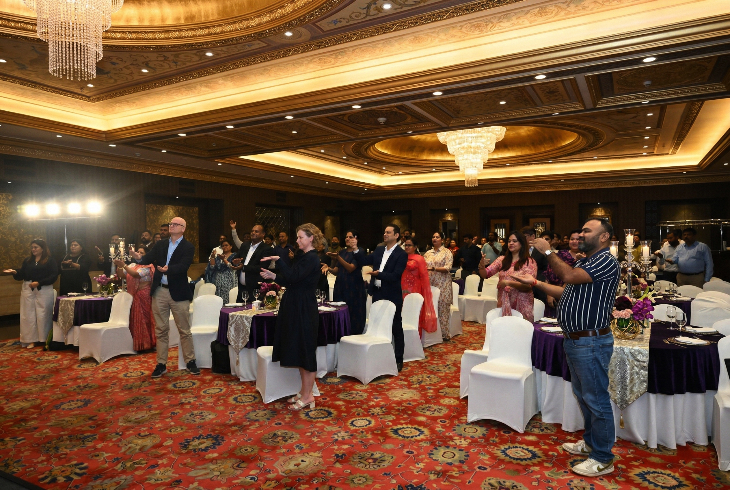 Corporate Mentalist in India performing for an Audience