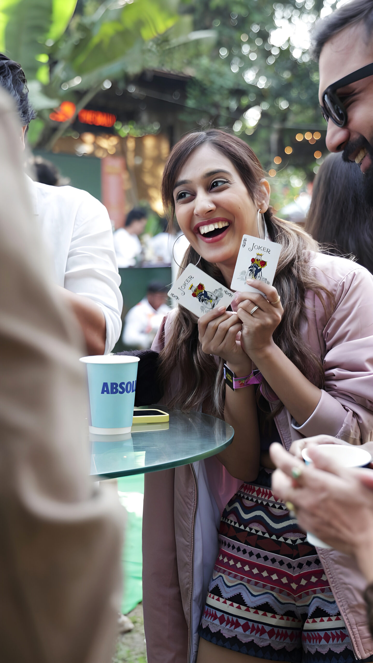Mentalist in Hyderabad performing at a Party A Mentalist in India performing with Playing Cards